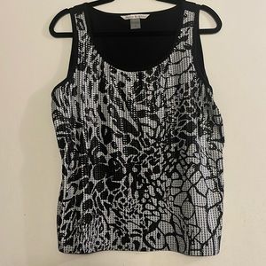 Peter Nygard Sequined Tank Top